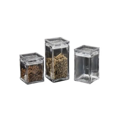 Square Acrylic Canister