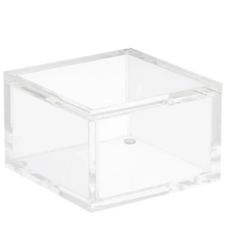 Acrylic Square Lidded Box