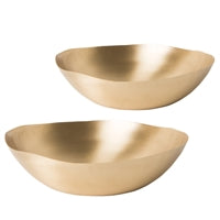 Gold Nature Bowls - Set of 2