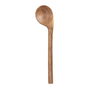 Hand Carved Acacia Wood Spoon - Curved