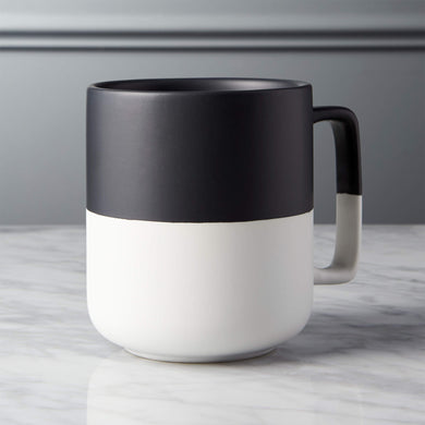 Large Black Dip Mug