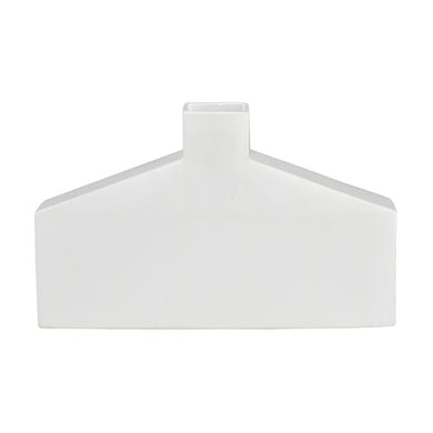 Drue Vase Short - White